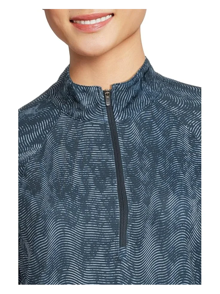 Женская толстовка L.L.Bean Access Trail Quarter Zip Print — 4