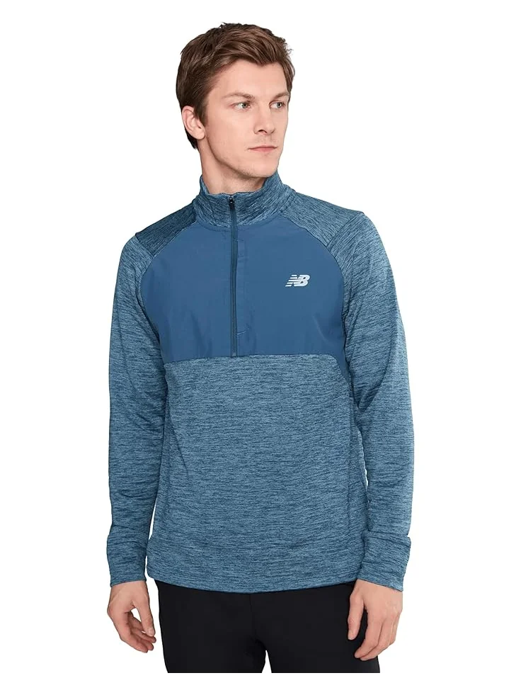 Мужская толстовка New Balance Athletics Heat Grid 1/2 Zip — 1