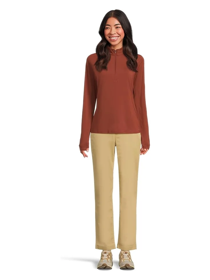 Женская толстовка L.L.Bean Access Trail Quarter Zip — 5