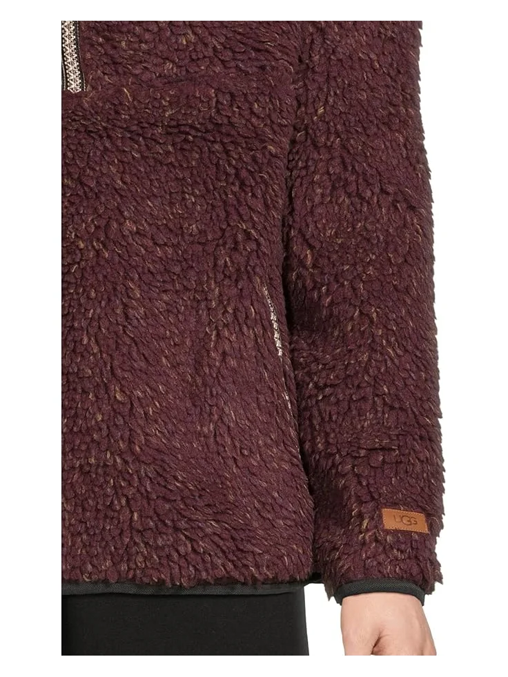 Мужской худи UGG Uggbraid Confetti Half Zip, Wild Grape — 4