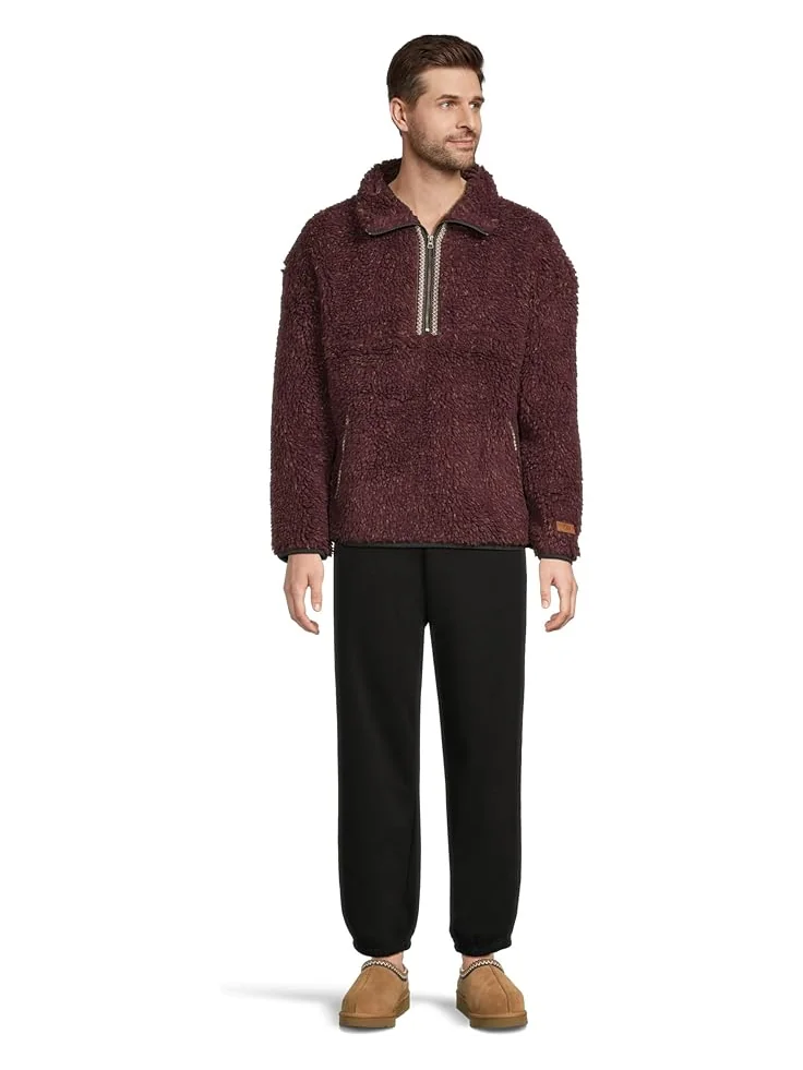 Мужской худи UGG Uggbraid Confetti Half Zip, Wild Grape — 5