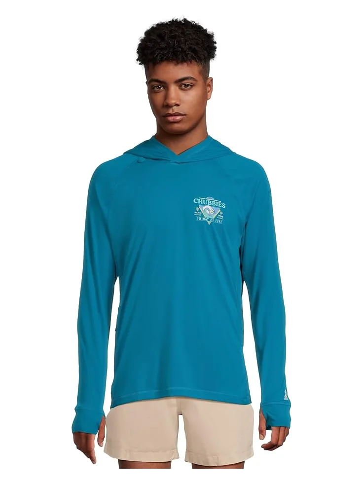 Мужская толстовка с капюшоном Chubbies The Boardwalk Emporer (Sun Hoodie) — 1