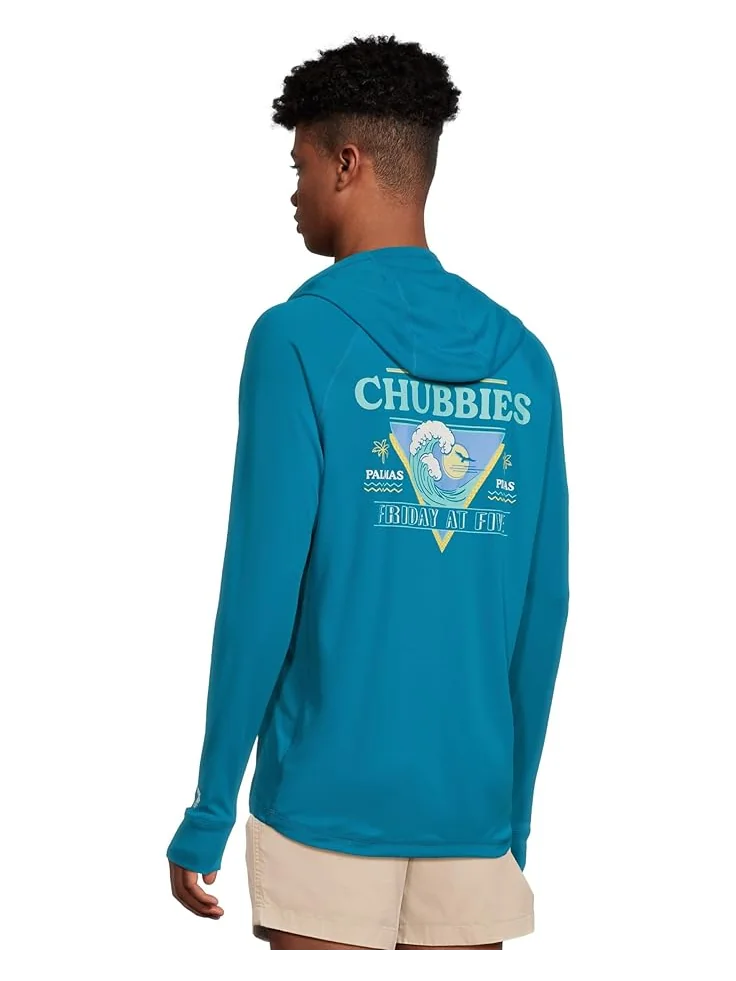 Мужская толстовка с капюшоном Chubbies The Boardwalk Emporer (Sun Hoodie) — 3