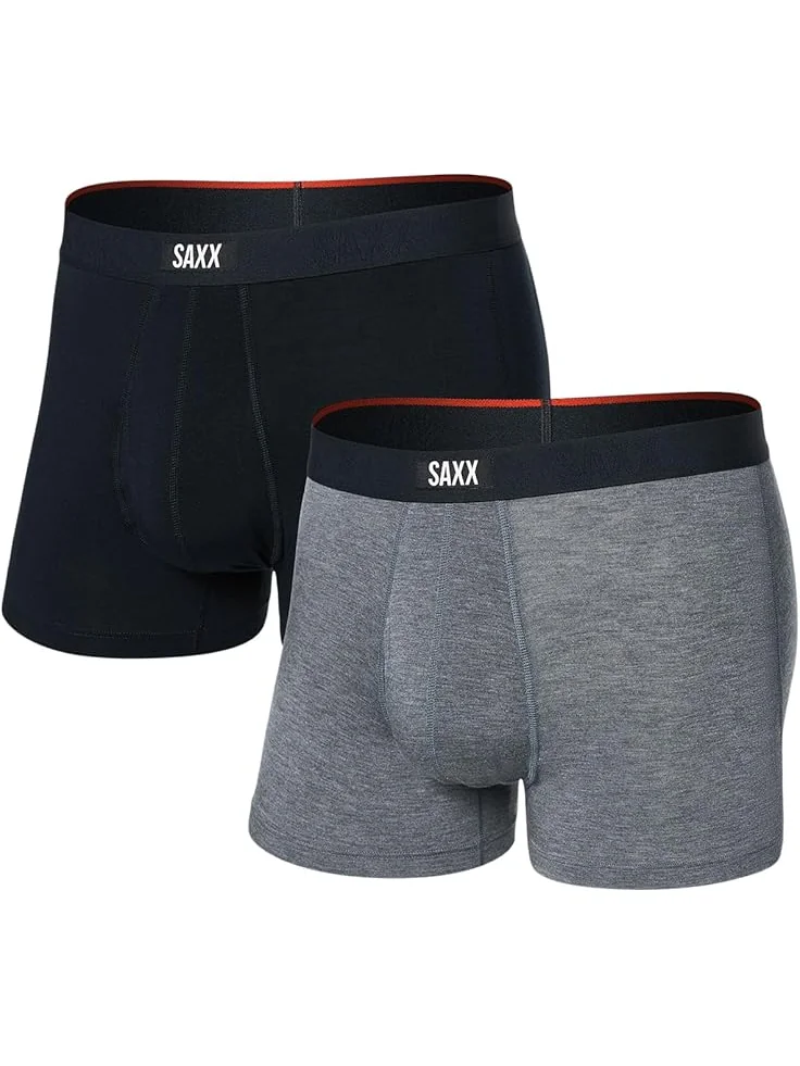 Мужские трусы Saxx Vibe Xtra Soft Comfort Trunk Fly 2-Pack SAXX UNDERWEAR — 1