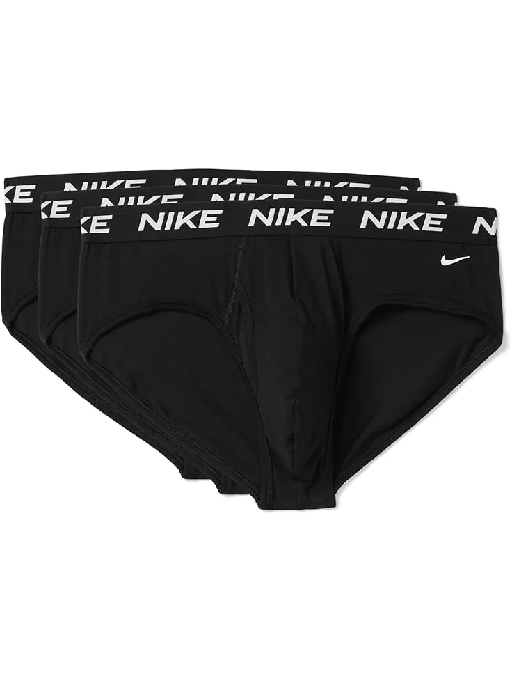 Мужские трусы Nike All Day Cotton Stretch With Fly Hip Brief 3-pack — 1