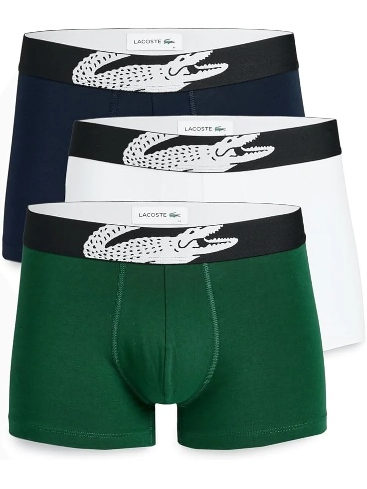 Мужские трусы Lacoste 3-pack Crocodile Logo — 1