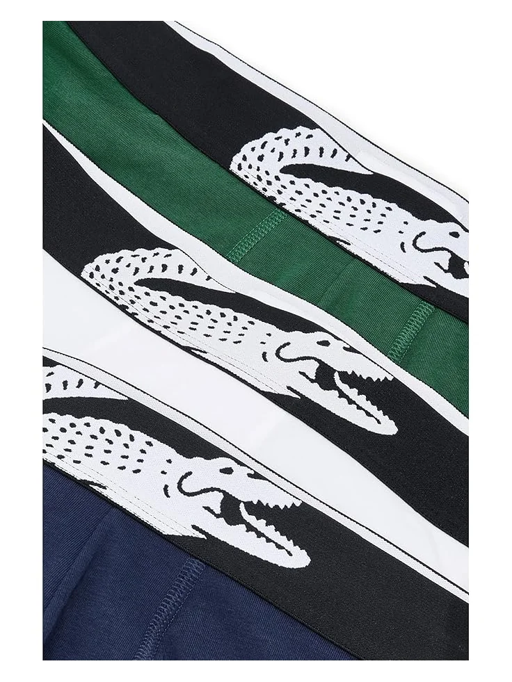 Мужские трусы Lacoste 3-pack Crocodile Logo — 4