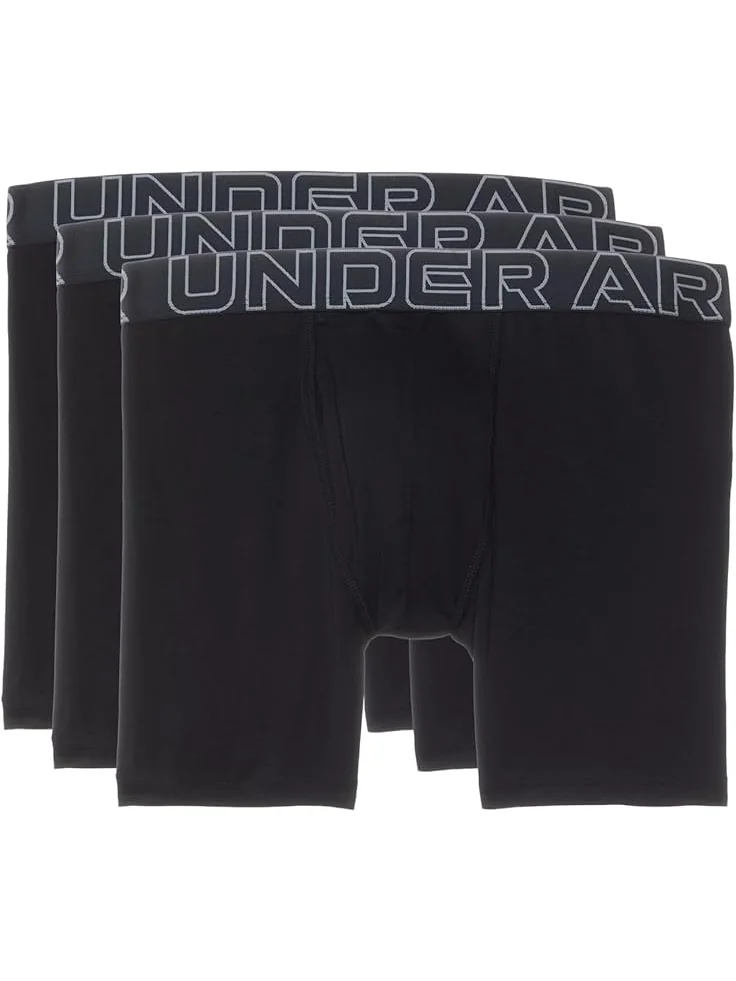 Мужские трусы Under Armour Performance Cotton - Solid 6 в наборе из 3 штук — 1