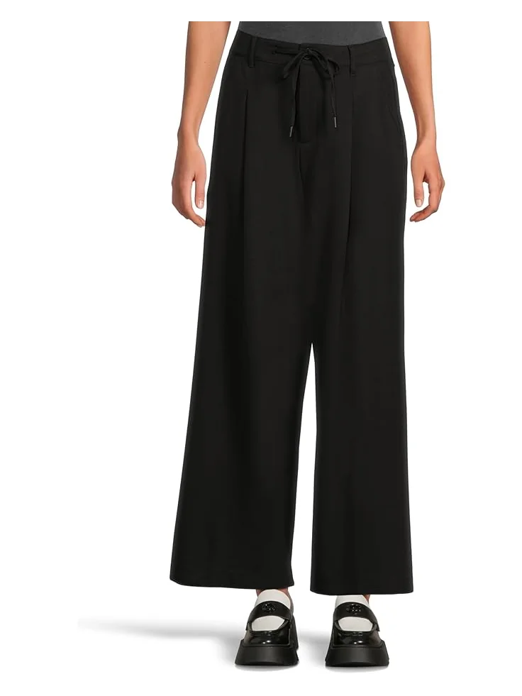 Женские брюки Liverpool Los Angeles Petite High-Rise Wide Leg Pleated — 1