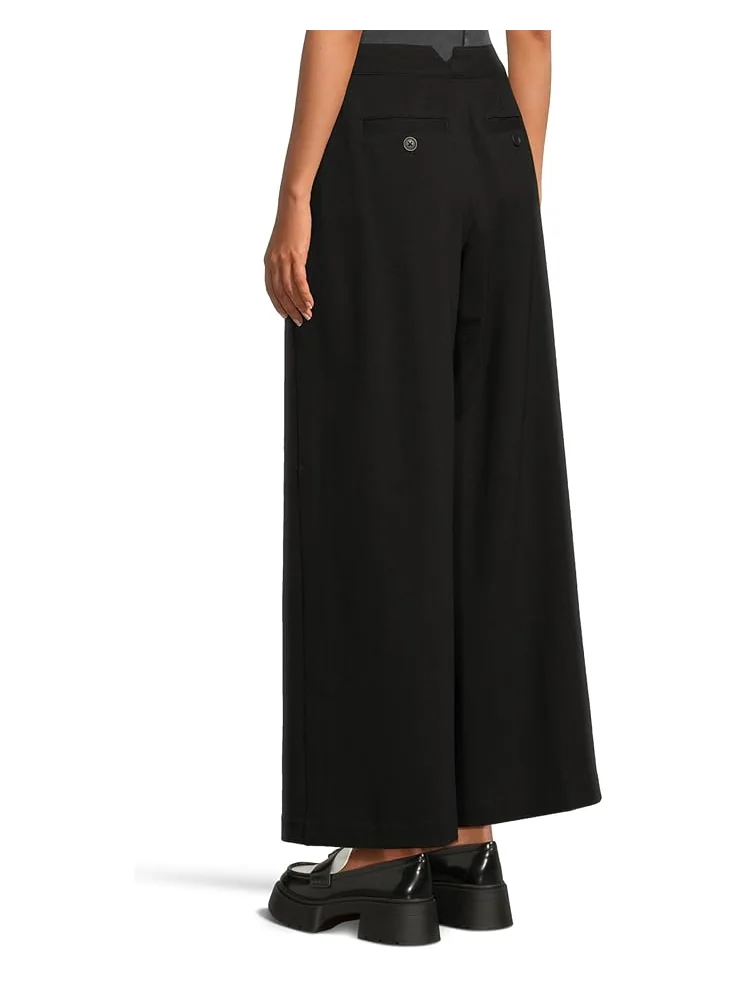 Женские брюки Liverpool Los Angeles Petite High-Rise Wide Leg Pleated — 3