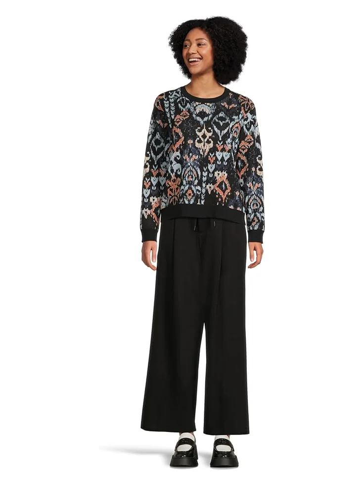 Женские брюки Liverpool Los Angeles Petite High-Rise Wide Leg Pleated — 5