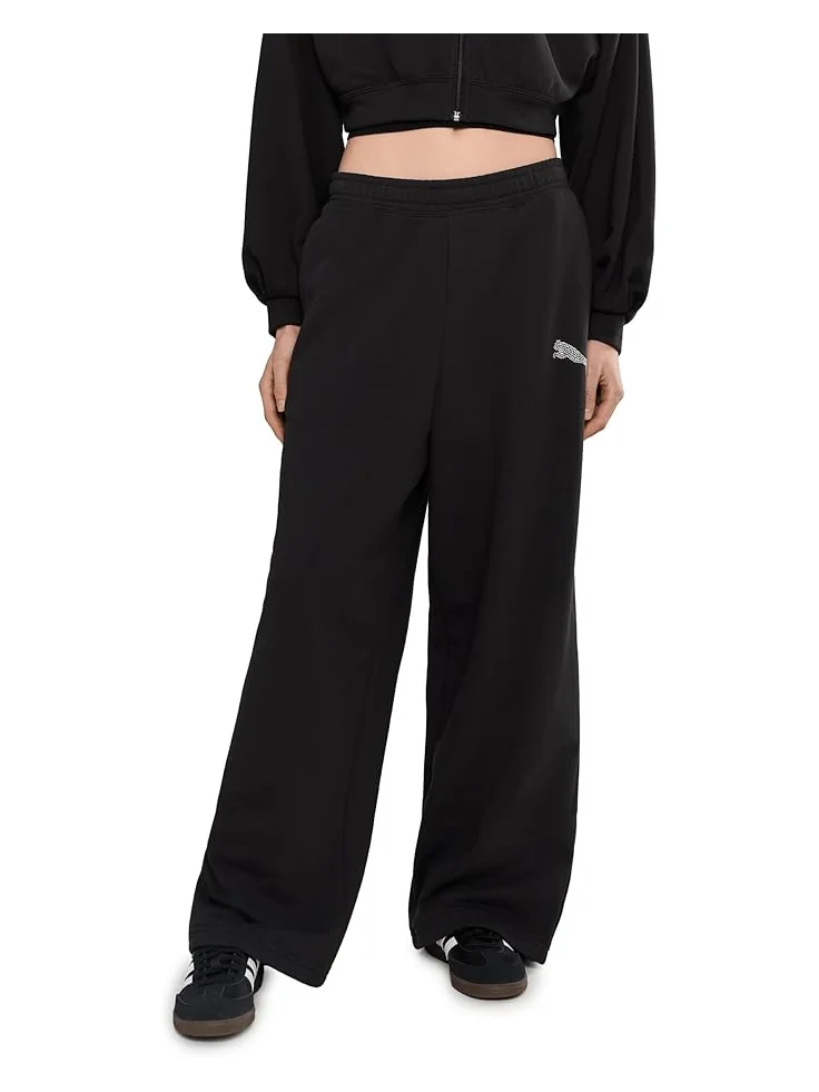Женские брюки PUMA Essentials Graphics Leo Luxe Bedazzled Slouchy — 1