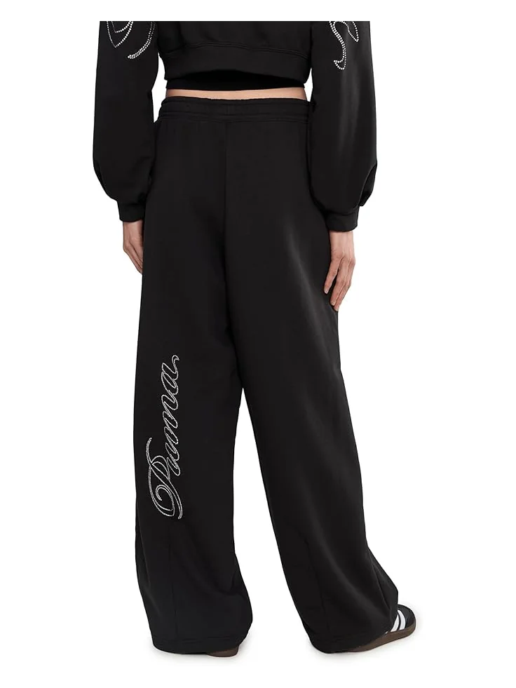 Женские брюки PUMA Essentials Graphics Leo Luxe Bedazzled Slouchy — 4