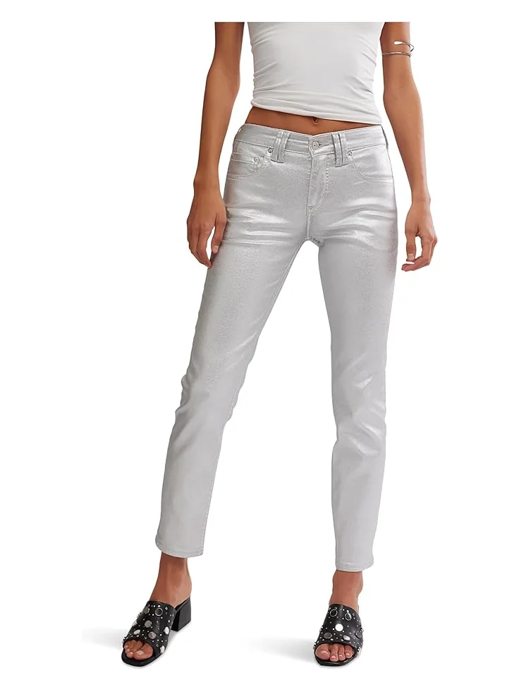 Женские брюки Free People Oracle Metallic — 1