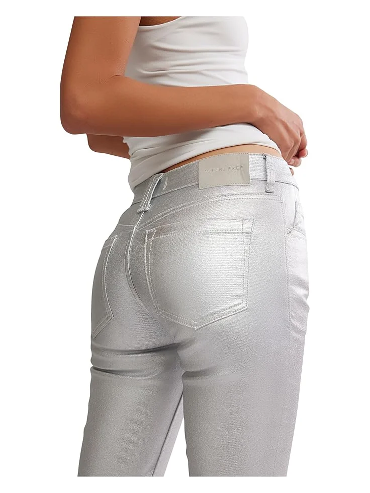 Женские брюки Free People Oracle Metallic — 3
