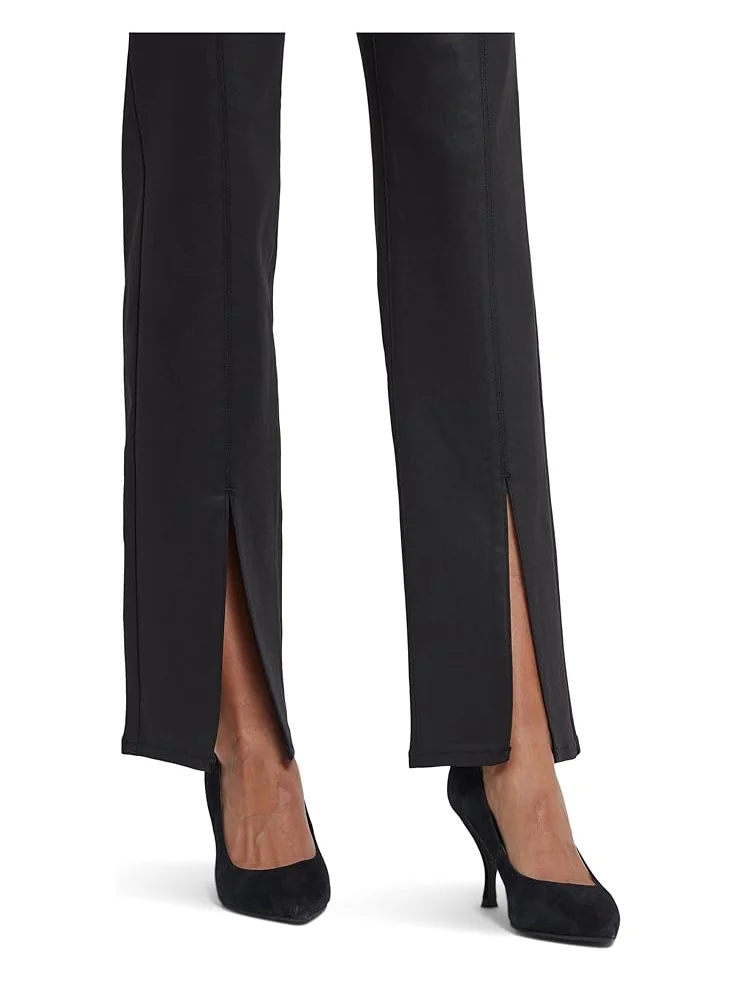Женские джинсы NYDJ Coated Marilyn Front Slit Straight в черном цвете Coated — 3