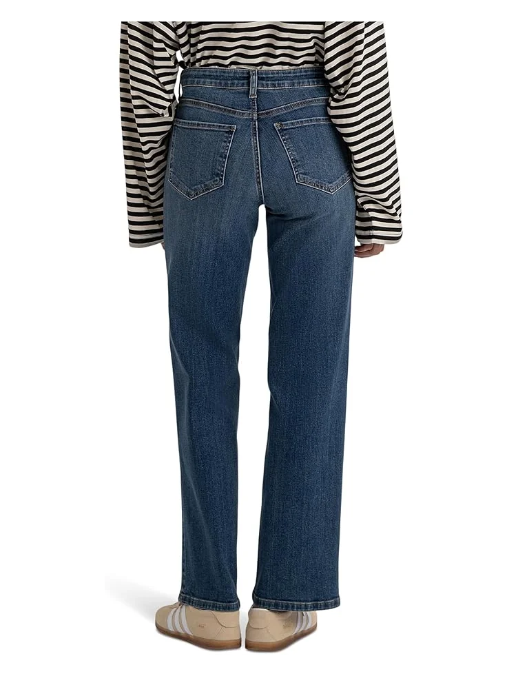 Женские джинсы KUT from the Kloth Jodi High-Rise Straight Leg 5 Pocket-Front Pocket Inset, Amusement — 2