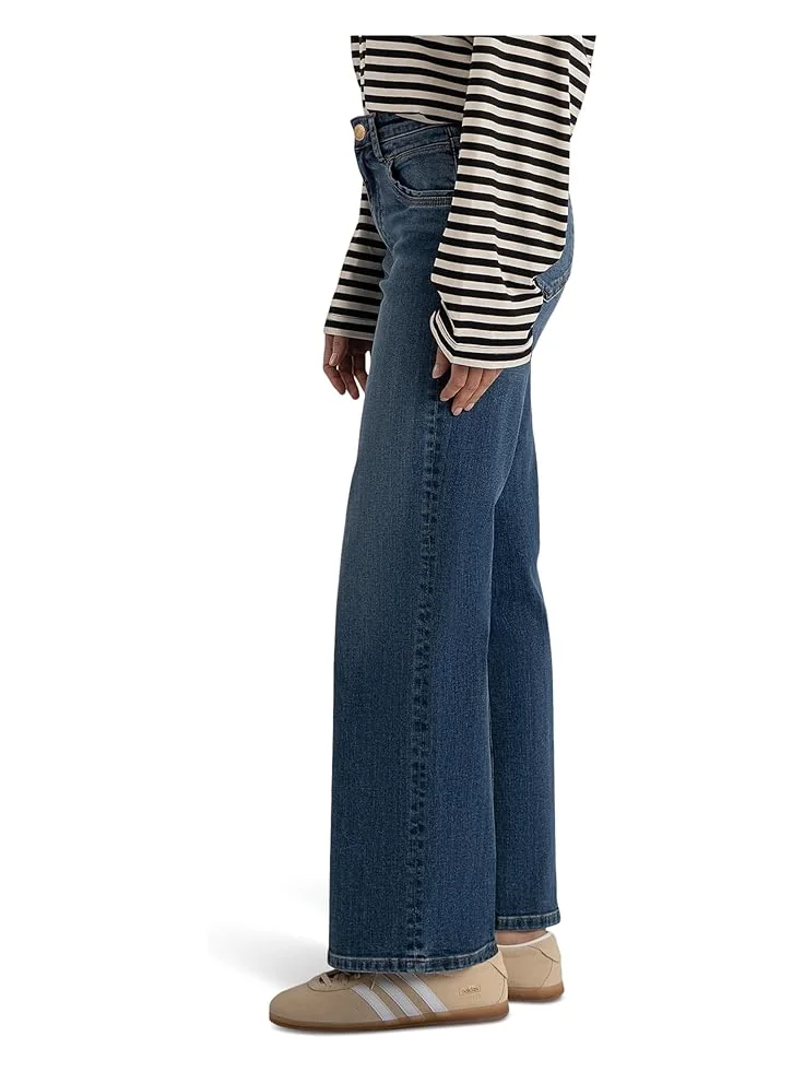 Женские джинсы KUT from the Kloth Jodi High-Rise Straight Leg 5 Pocket-Front Pocket Inset, Amusement — 3