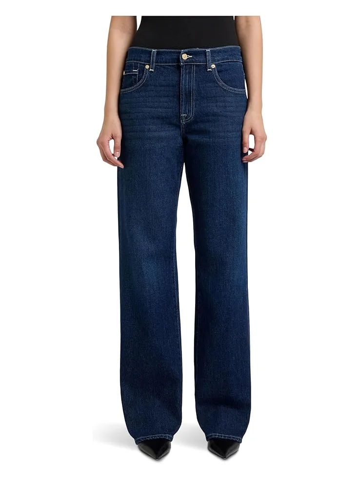 Женские джинсы 7 For All Mankind Tess Trouser, Oceandrift — синий
