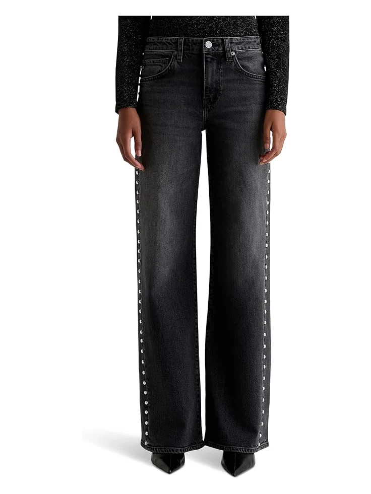 Женские джинсы AG Jeans Adria Low Rise Baggy Wide Leg, Immensity — 1