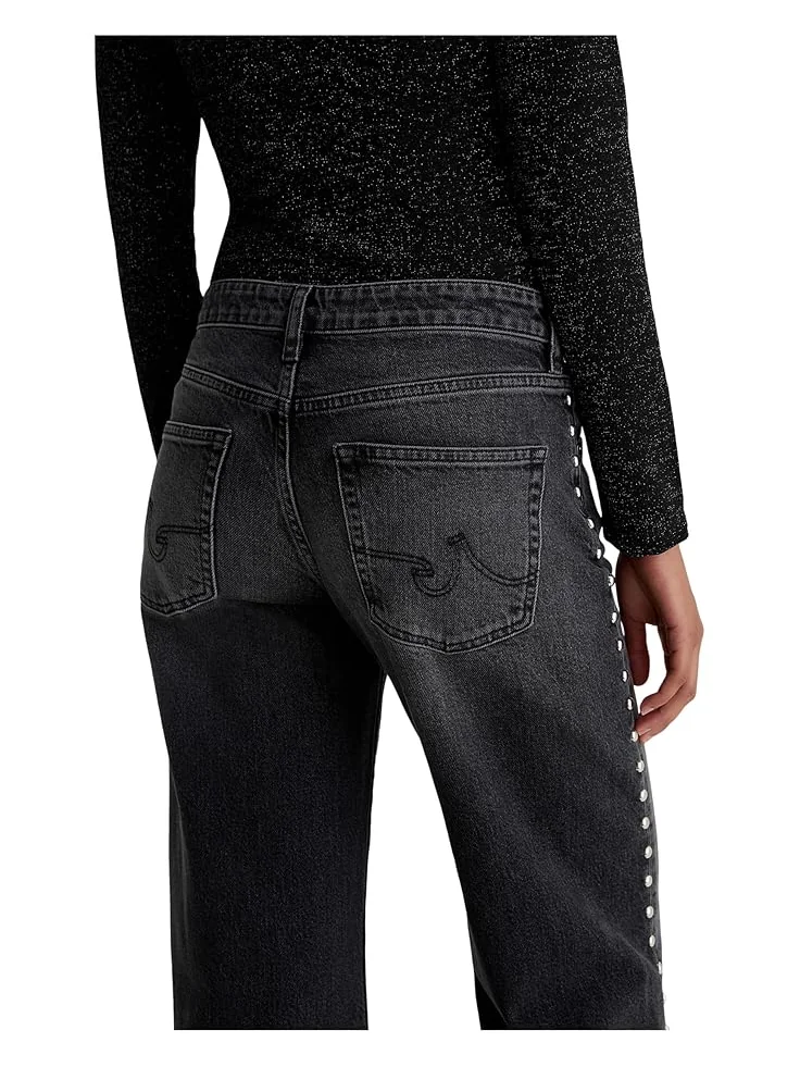 Женские джинсы AG Jeans Adria Low Rise Baggy Wide Leg, Immensity — 4