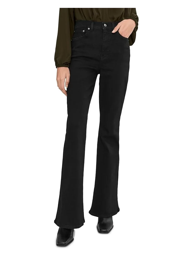 Женские джинсы Madewell Stretch Flare черные — 1