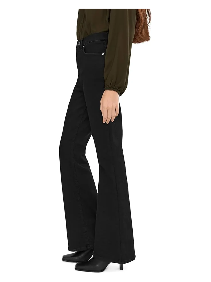 Женские джинсы Madewell Stretch Flare черные — 3