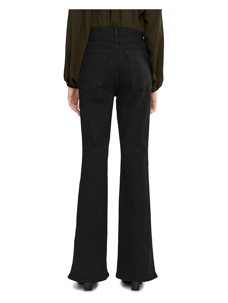 Женские джинсы Madewell Stretch Flare черные — 4