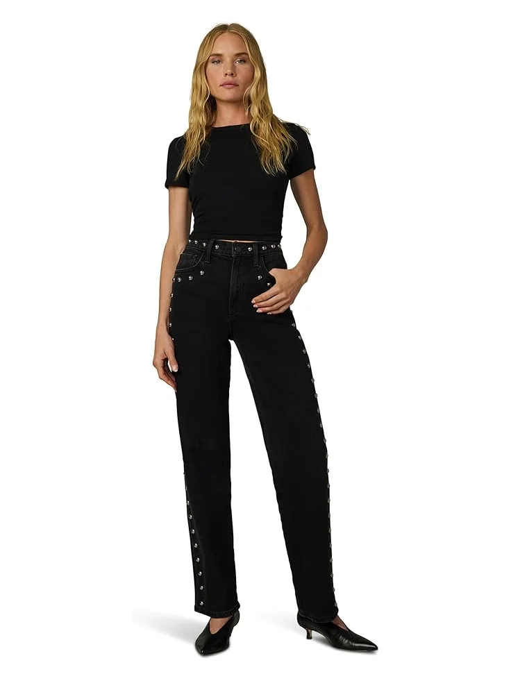 Женские джинсы Joe's Jeans The Margot Studded Straight, Chic Shadow — 4