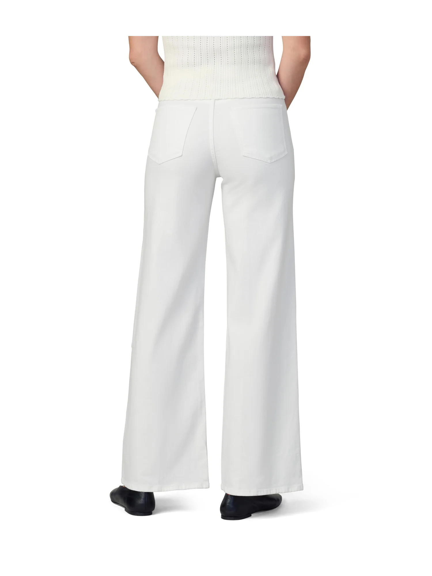 Джинсы Joe's Jeans The Mia Wide Leg Petite — изображение 2 из 5, белый