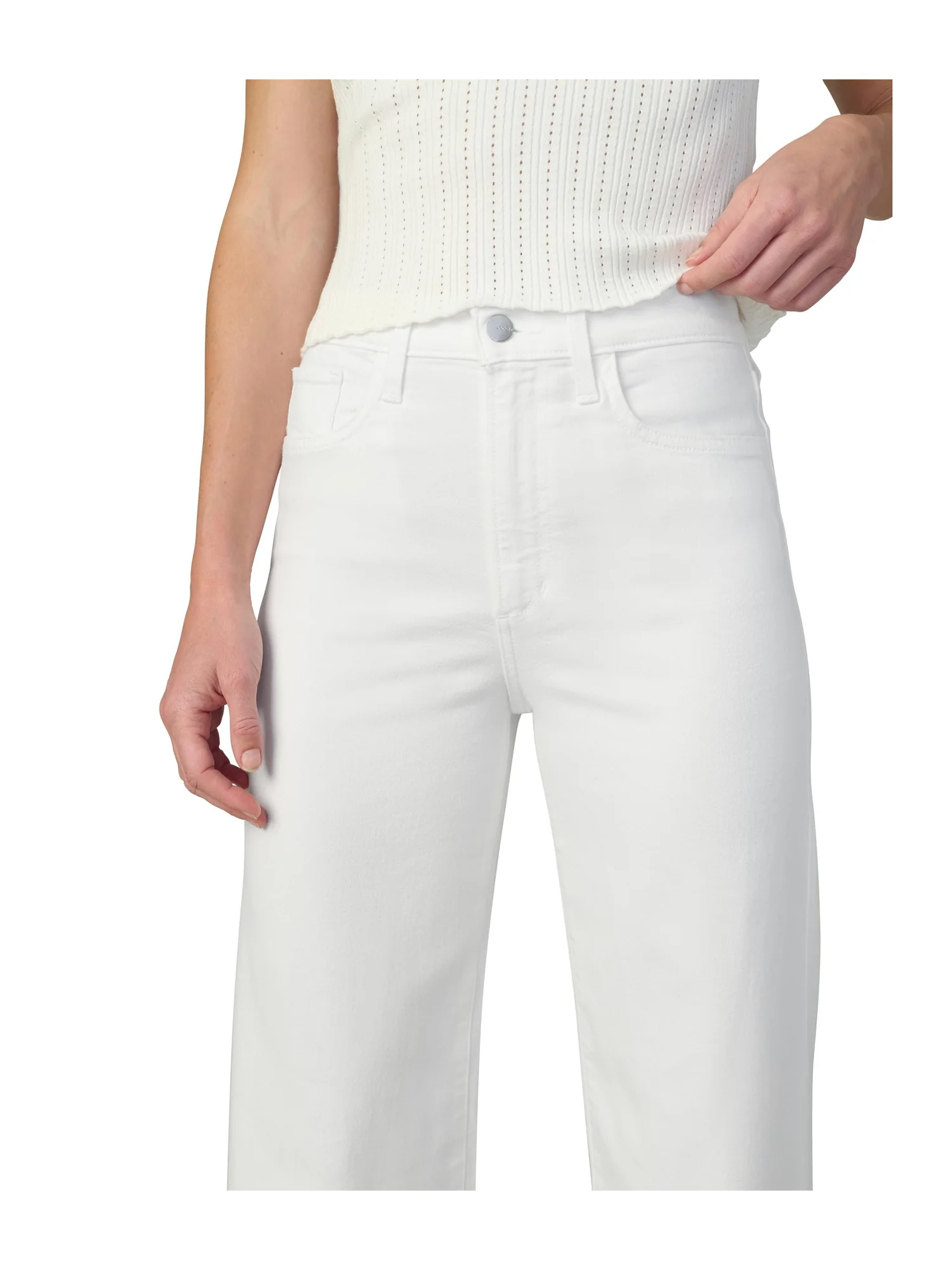 Джинсы Joe's Jeans The Mia Wide Leg Petite — изображение 3 из 5, белый