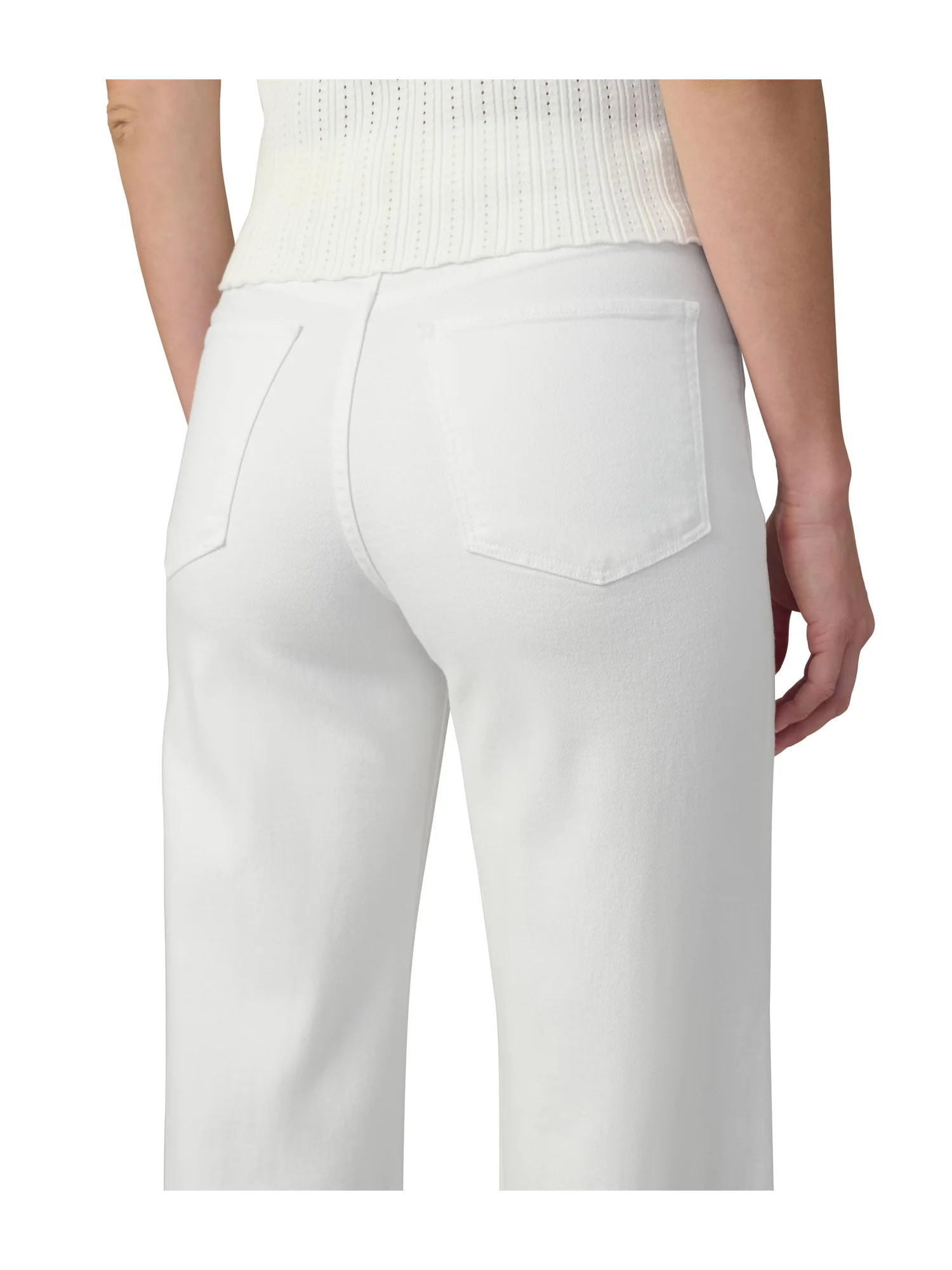 Джинсы Joe's Jeans The Mia Wide Leg Petite — изображение 4 из 5, белый