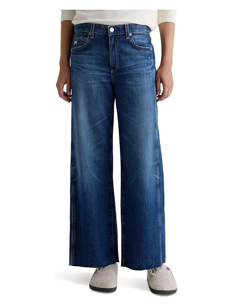 Женские джинсы AG Jeans Saige Mid Rise Wide Leg Crop — 1