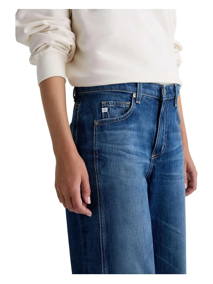 Женские джинсы AG Jeans Saige Mid Rise Wide Leg Crop — 3