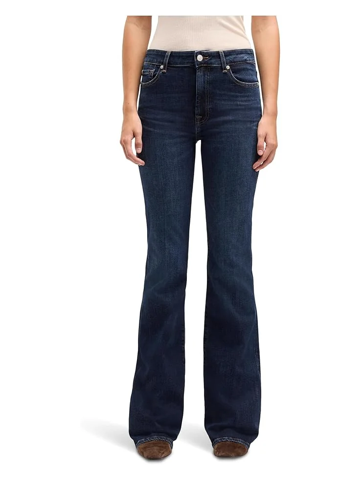 Женские джинсы 7 For All Mankind The Leggy Bootcut — черный