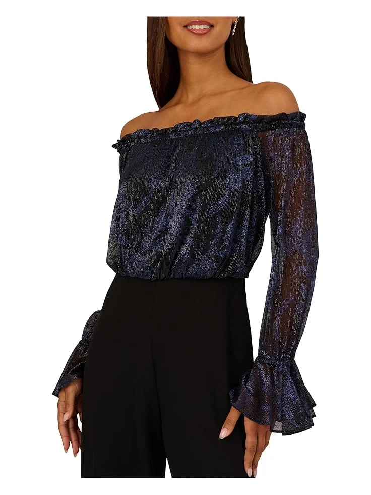 Женский комбинезон Adrianna Papell Crinkle Crepe — 3