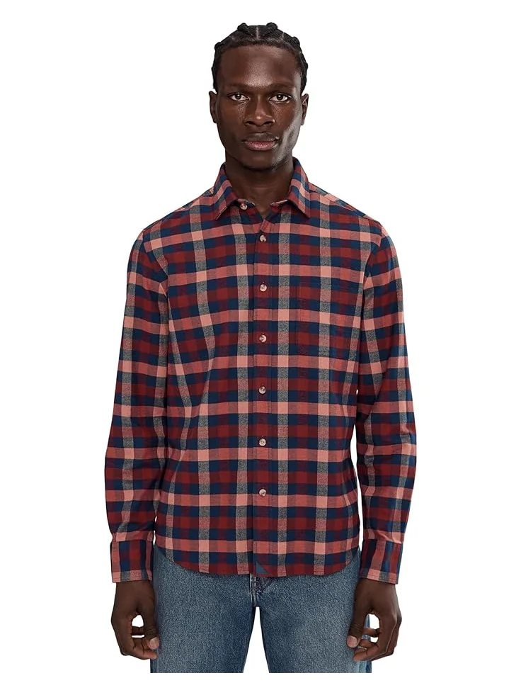Мужская рубашка UNTUCKit Flannel Plenville — 1