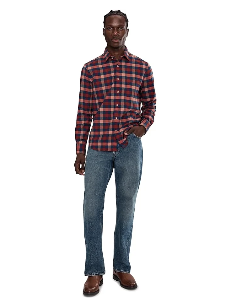 Мужская рубашка UNTUCKit Flannel Plenville — 2