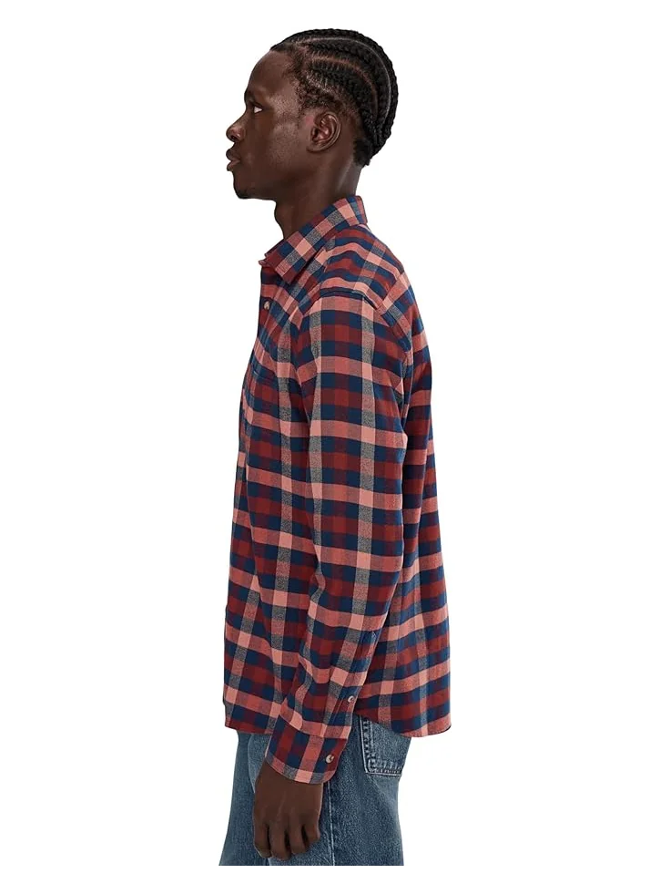 Мужская рубашка UNTUCKit Flannel Plenville — 3