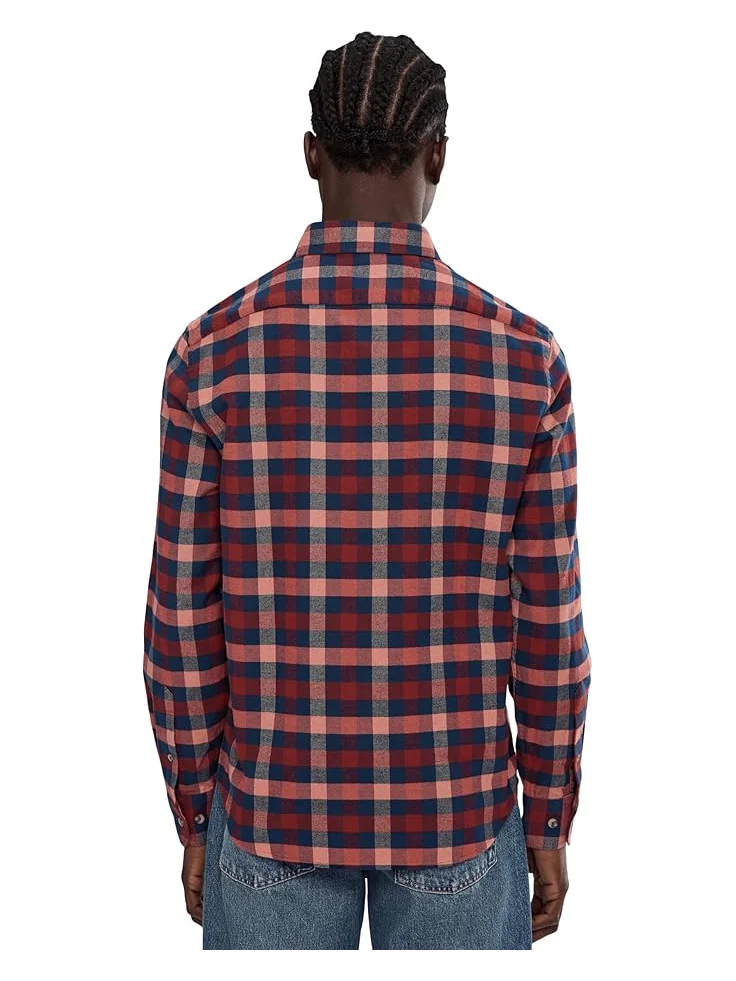 Мужская рубашка UNTUCKit Flannel Plenville — 4