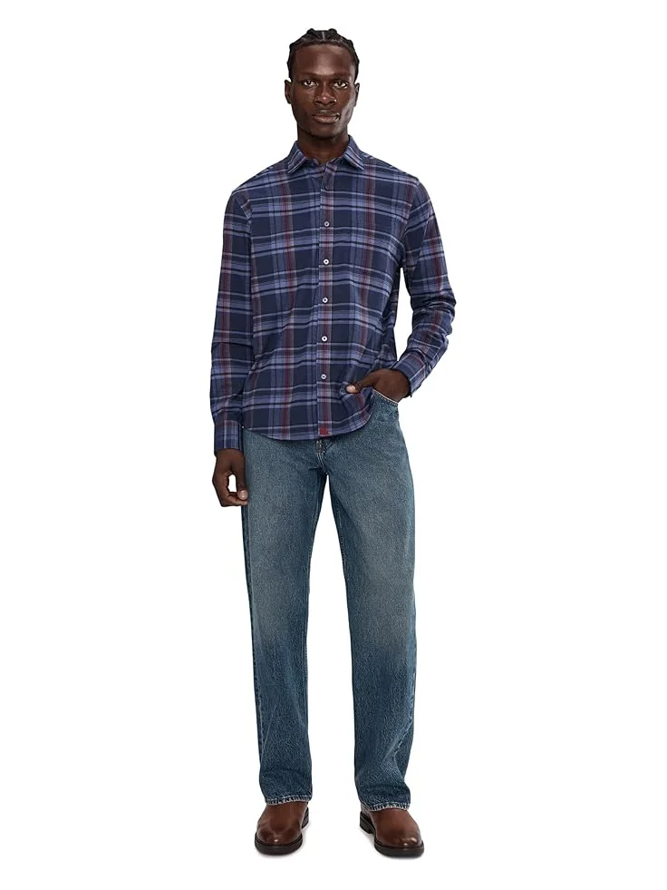 Мужская рубашка UNTUCKit Performance Flannel Blanchard — 2