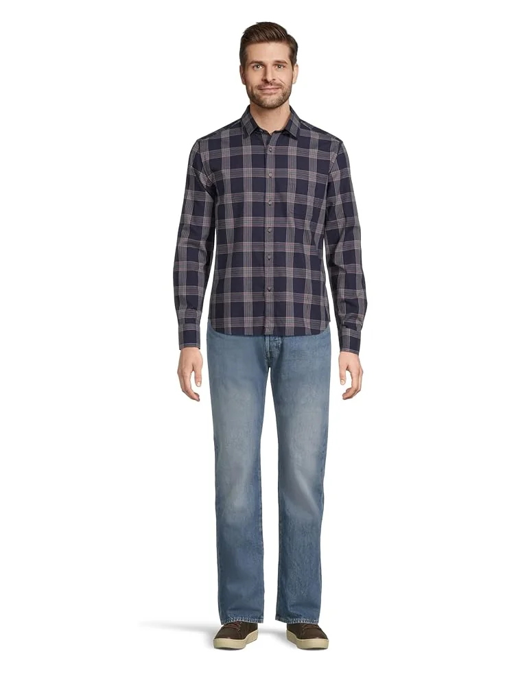 Мужская фланелевая рубашка UNTUCKit Long Sleeve Gahard — 5