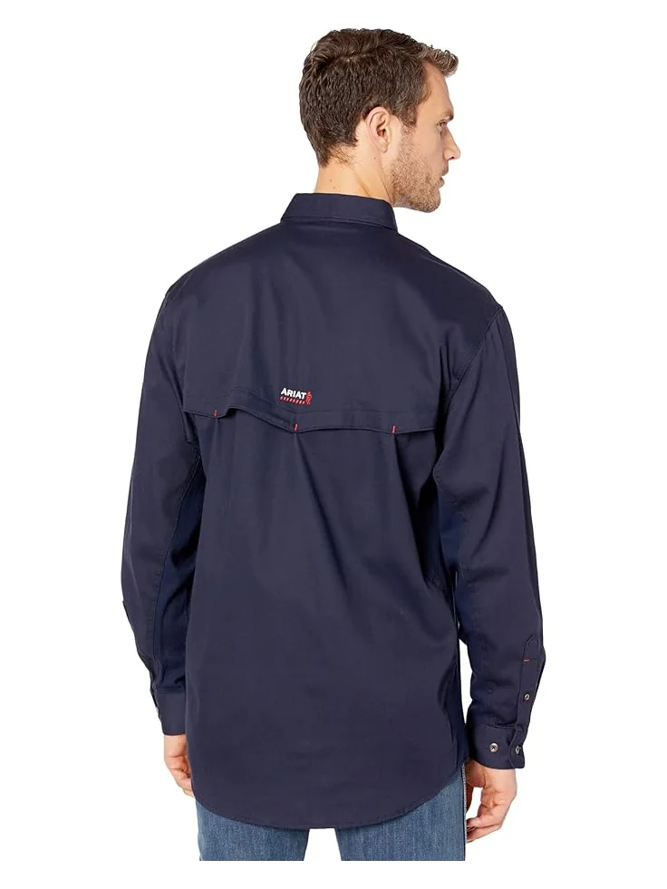 Мужская рабочая рубашка с длинным рукавом Ariat Fr Solid Vent — 2