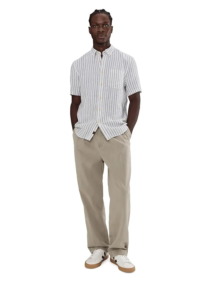Мужская короткая рубашка Faherty Laguna Linen — 2