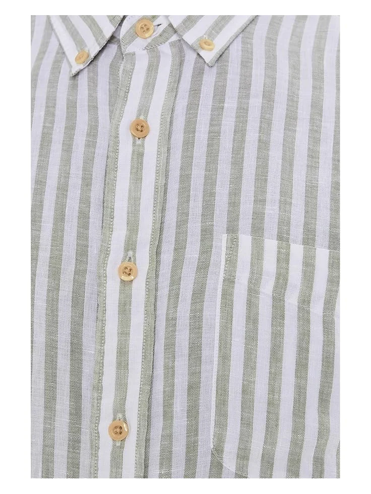 Мужская короткая рубашка Faherty Laguna Linen — 5