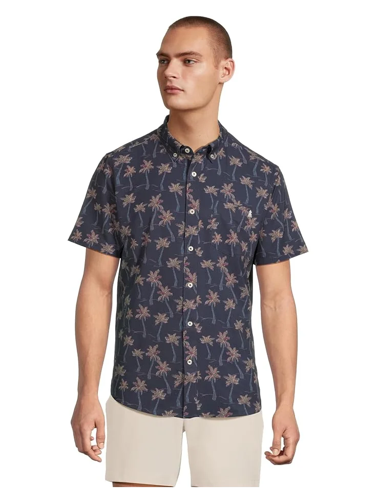 Мужская рубашка Chubbies The Brushstroke Palms (Performance Friday Shirt) — 1