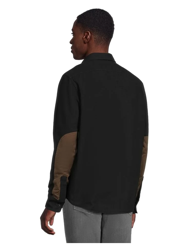 Мужская рубашка L.L.Bean Signature 1933 Chamois Cloth Long-Sleeve Mixed Media Regular — 3