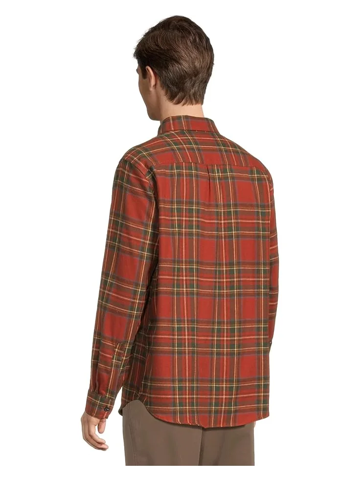Мужская рубашка L.L.Bean Scotch Plaid Flannel Traditional Fit — 3
