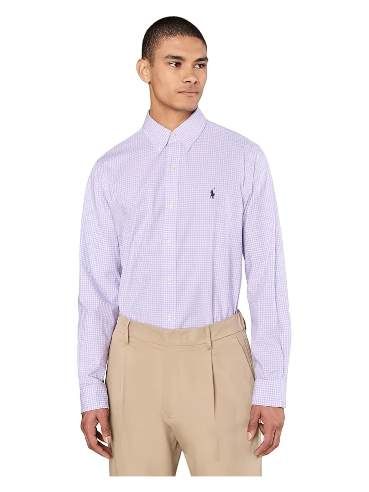 Мужская рубашка Polo Ralph Lauren Classic Fit Gingham Stretch Poplin — 1