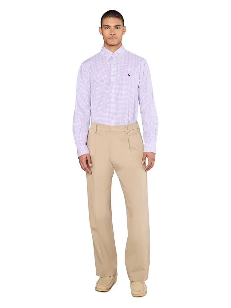 Мужская рубашка Polo Ralph Lauren Classic Fit Gingham Stretch Poplin — 2